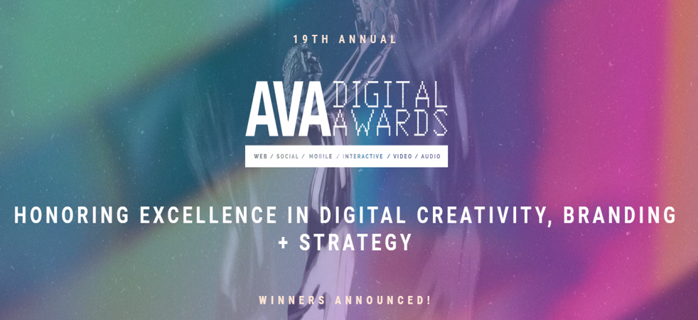 2026 AVA Digital Awards Recognition